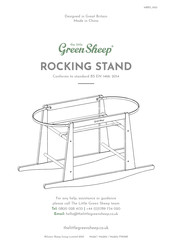 Green Sheep ROCKING STAND Manual De Instrucciones