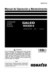 Komatsu GALEO WA500-6 Manual De Operación Y Mantenimiento