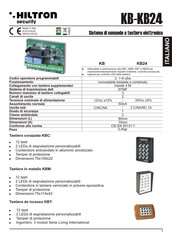 Hiltron security KB24 Manual De Instrucciones