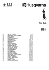 Husqvarna PW 240 Manual De Usuario