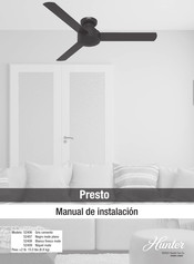 Hunter Presto Manual De Instalación