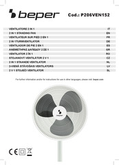 Beper P206VEN152 Manual De Instrucciones