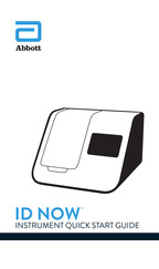 Abbott ID NOW Guia De Inicio Rapido