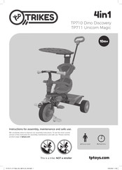 TP Toys TP TRIKES TP710 Dino Discovery Manual De Instrucciones