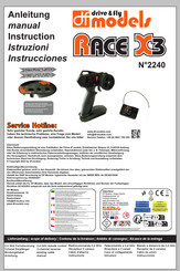 df models Race X3 Manual De Instrucciones