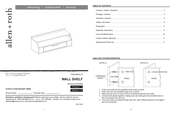 Allen + Roth LWSWMD Instrucciones De Montaje