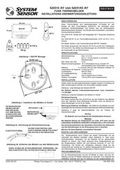 System Sensor 52051E-RF Instrucciones De Instalación Y Mantenimiento