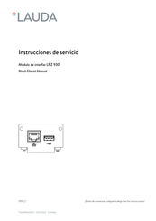 Lauda LRZ 930 Instrucciones De Servicio