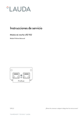 Lauda LRZ 932 Instrucciones De Servicio