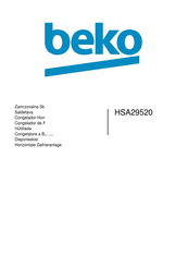 Beko HSA29520 Manual Del Usuario