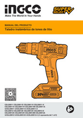 Ingco UCDLI20011 Serie Manual Del Producto