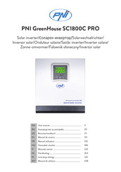 PNI GreenHouse SC1800C PRO Manual De Usuario