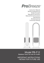 Probreeze PB-F12 Manual De Instrucciones