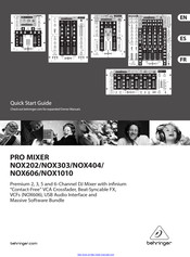 Behringer NOX1010 Manual Del Usuario