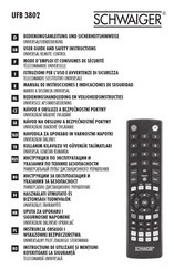 Schwaiger UFB 3802 Manual De Instrucciones E Indicaciones De Seguridad