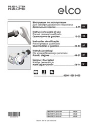 elco P3.550 L Z Instrucciones Para El Uso