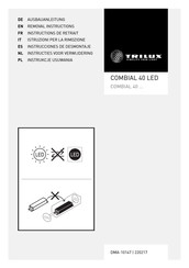 Trilux COMBIAL 40 Instrucciones De Desmontaje Y Montaje