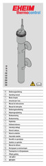 EHEIM thermocontrol 250 Manual De Instrucciones