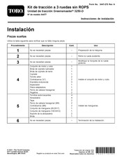 Toro Greensmaster 3250-D Instrucciones De Instalación