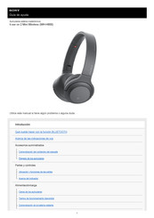 Sony h.ear on 2 Mini Wireless Guia De Ayuda