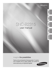 Samsung SNC-B2315 Manual De Instrucciones