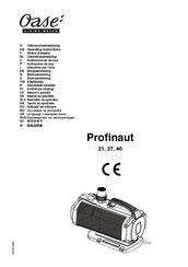 Oase Profinaut 40 Instrucciones De Uso