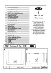 Ford LINCOLN SKM2DJ-11600-AA Instrucciones De Instalación