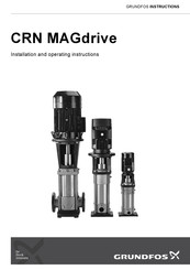 Grundfos CRN MAGdrive Serie Instrucciones De Instalación Y Funcionamiento