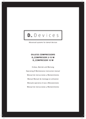 D Devices D_COMPRESOR 2-15 M Manual De Instrucciones Y Mantenimiento