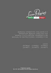 Lusso LR/W072 Manual De Instrucciones