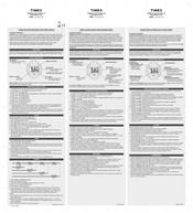 Timex W-89 Manual De Instrucciones