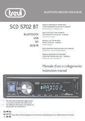 Trevi SCD 5702 BT Manual De Uso Y Conexiones