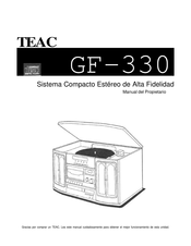 Teac GF-330 Manual Del Propietário