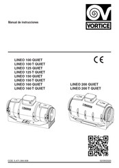 Vortice LINEO 160 T QUIET Manual De Instrucciones