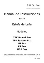 SOLZAIMA TEK Round Eco Manual De Instrucciones