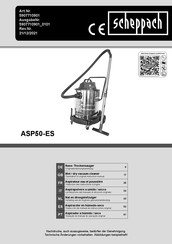 Scheppach ASP50-ES Traducción Del Manual De Instrucciones Original