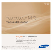 Samsung YP-S3 Manual Del Usuario