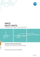 Maco MULTI-MATIC Instrucciones De Montaje