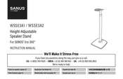 Sanus WSSE3A2 Manual De Instrucciones