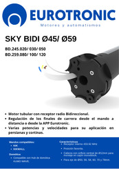 Eurotronic SKYBIDI 59 Manual De Instrucciones