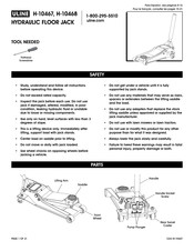 Uline H-10467 Manual De Instrucciones