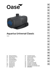 Oase Aquarius Universal Classic 3000 Instrucciones De Uso