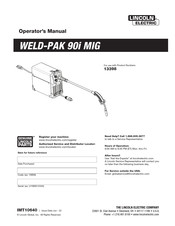 Lincoln Electric WELD-PAK 90i MIG Manual Del Operador