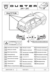 Dacia 284475753R Instrucciones De Montaje