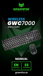 GREENFOX GWC7000 Manual