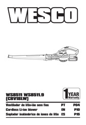 Wesco CBV18LW Manual Del Usuario