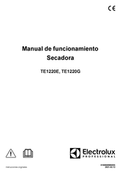 Electrolux Professional TE1220E Manual De Funcionamiento