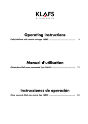 Klafs 16043 Instrucciones De Operación