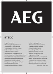 AEG BTS12C Traducción Del Manual Original