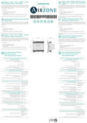 Airzone AZDI6MCFANC Manual De Instrucciones